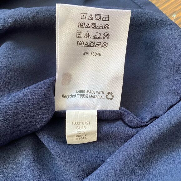 Charter Club Split Neck Blouse - Size Small - Picture 5 of 9